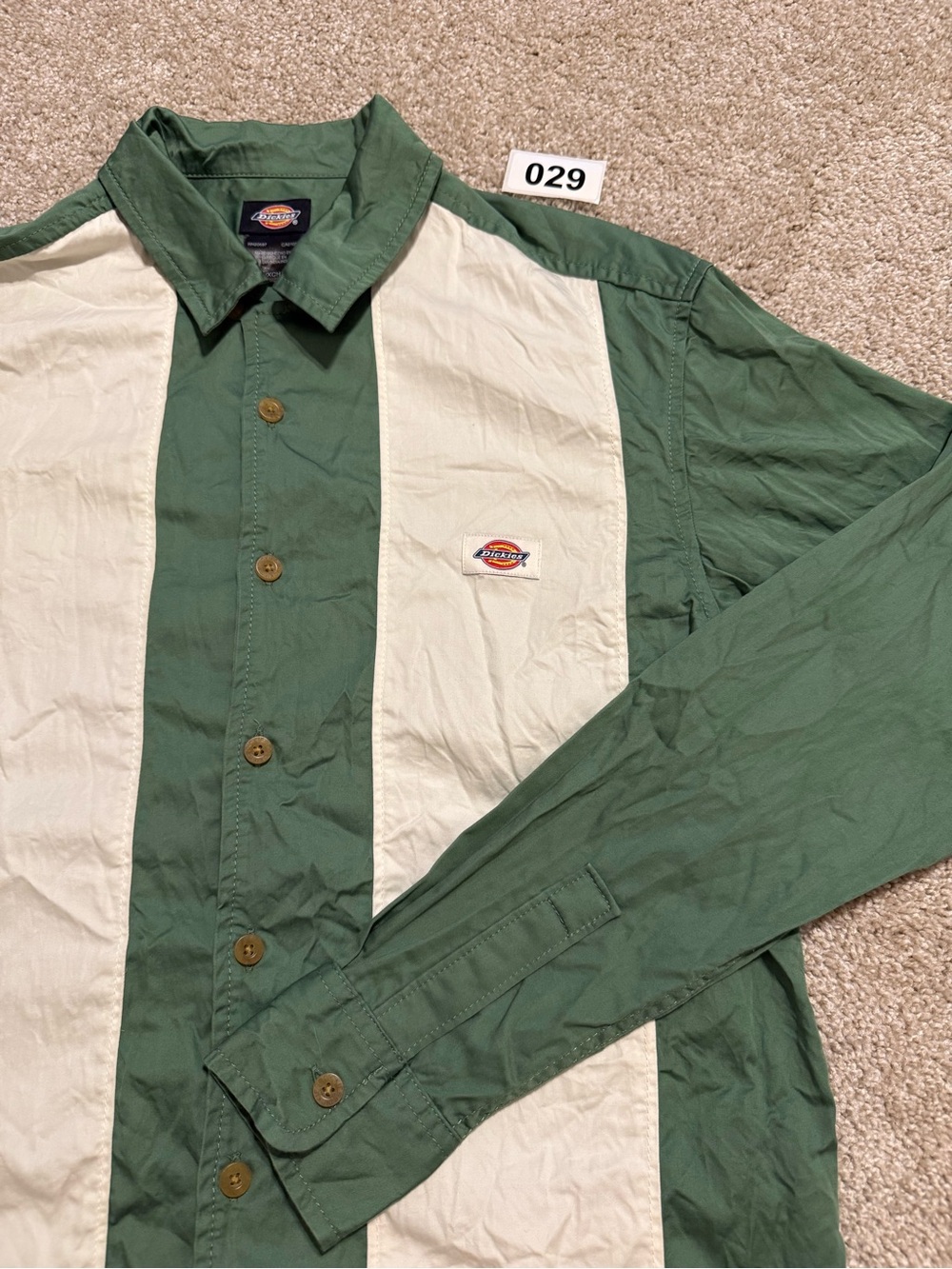 Dickies Men’s Work Shirt Size XS Long Sleeve Button Down